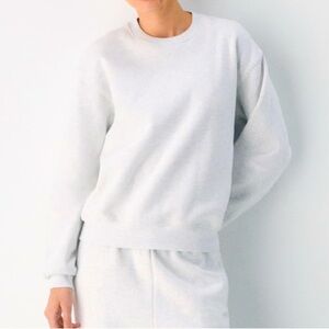 TNA Heather Gray Crew Neck Sweater